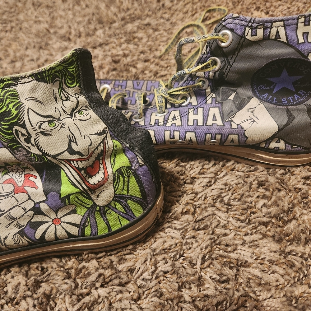 Converse All Star Joker and Batman Size 8